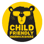 Child friendly warwickshire logo