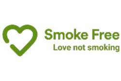 'Love not smoking' smoke free logo